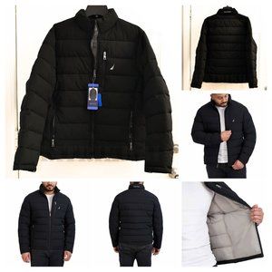 NWT Nautica Men’s Quilted Puffer‎ Jacket Black